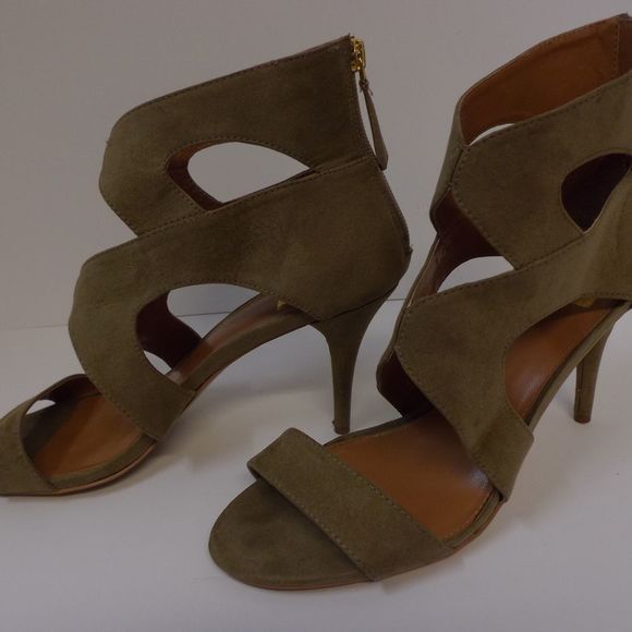 Dolche Vita Ankle-High Kris-Cross Open Toe Heels - Picture 1 of 5